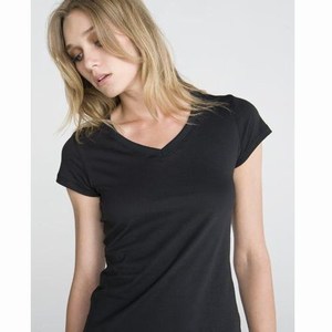 Bella Jersey SS V-neck T-shirt for her